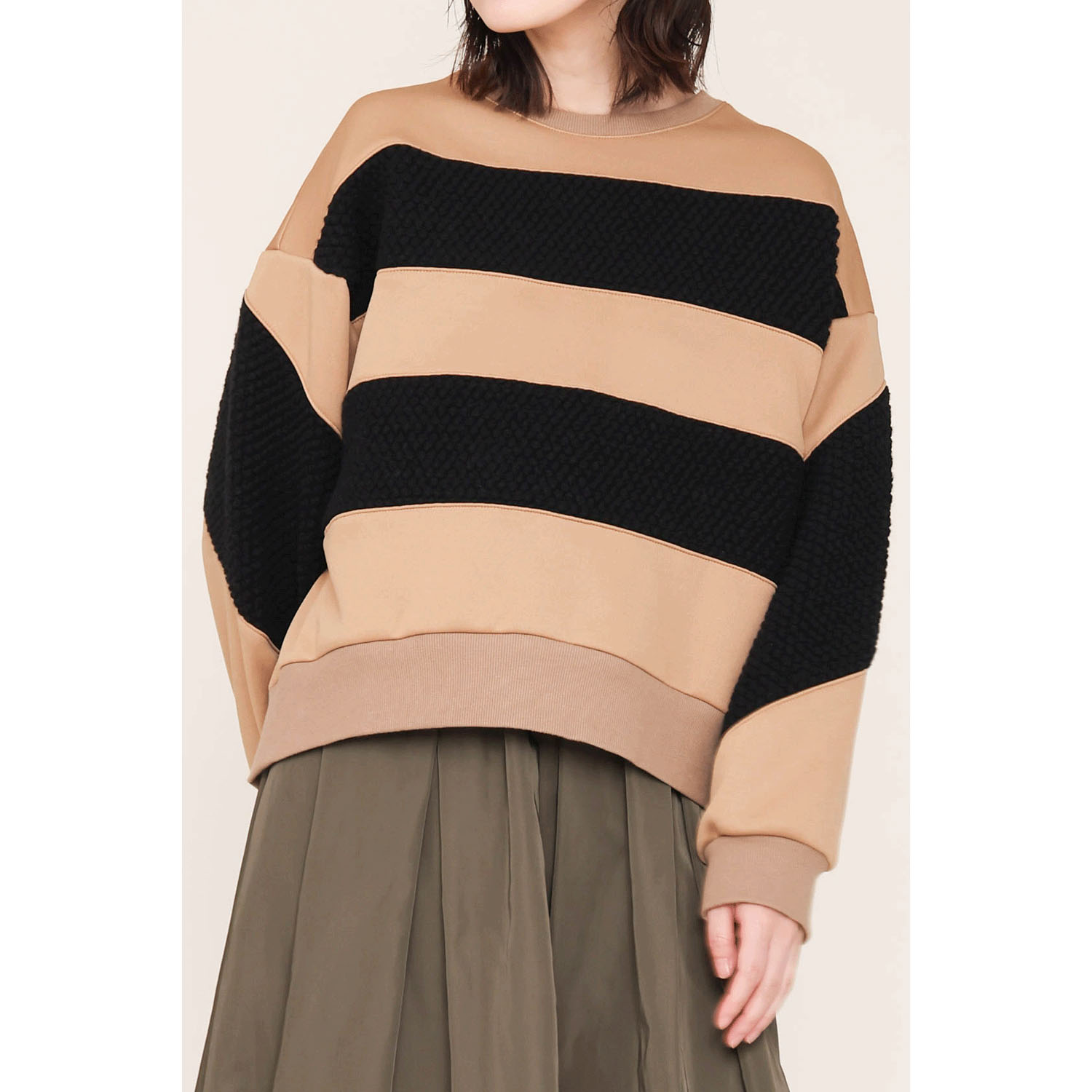 trois サーキュラニット×ポップコーンプルオーバー - 画像1