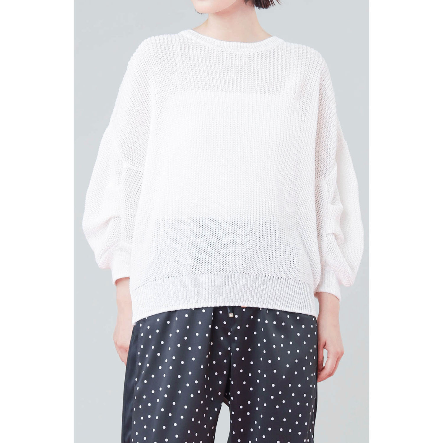 【Insta Live】trois 2WAYクルーネックプルオーバー - 画像2