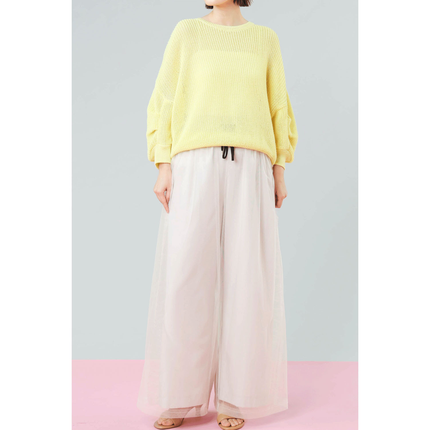 【Insta Live】trois 2WAYクルーネックプルオーバー - 画像16