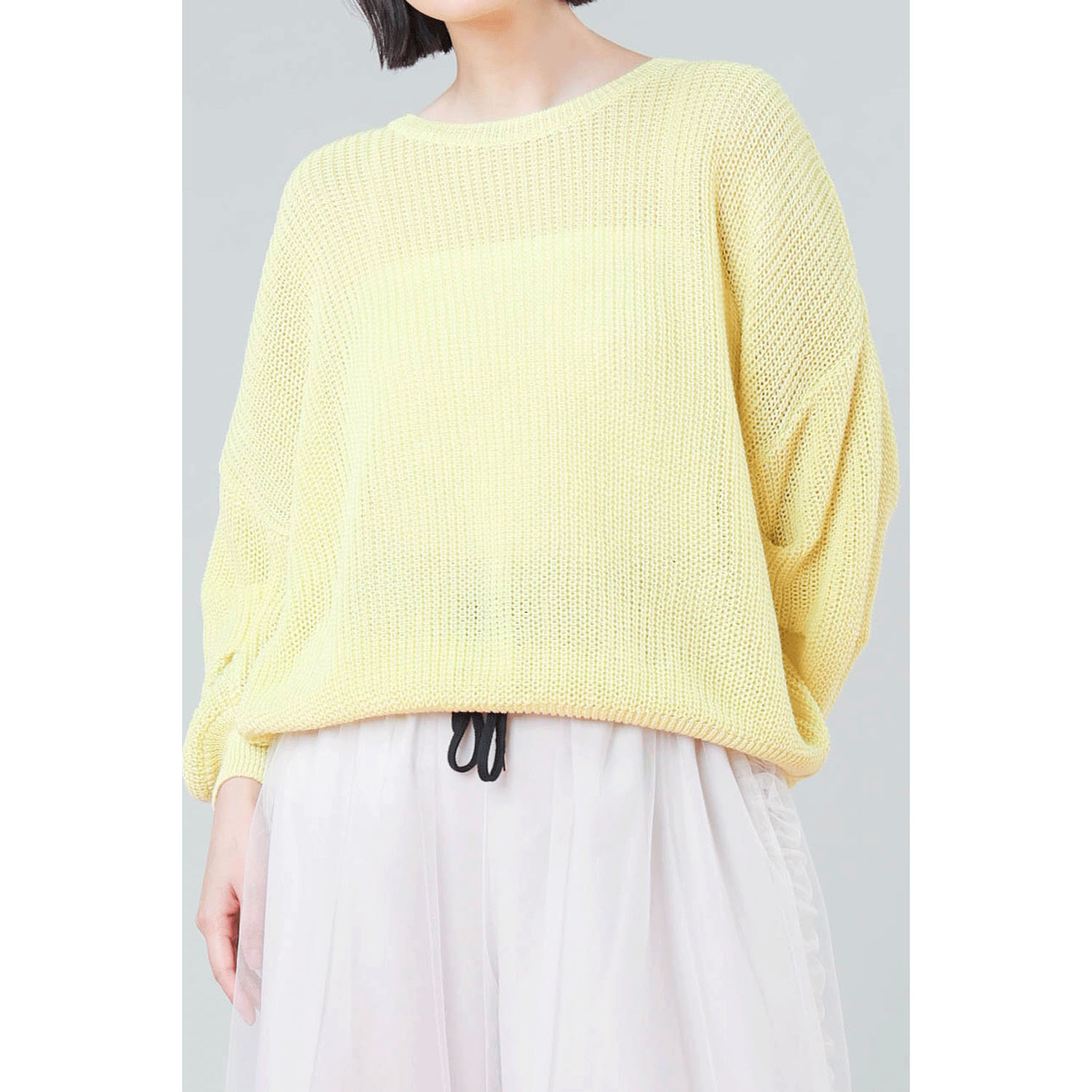 【Insta Live】trois 2WAYクルーネックプルオーバー - 画像1