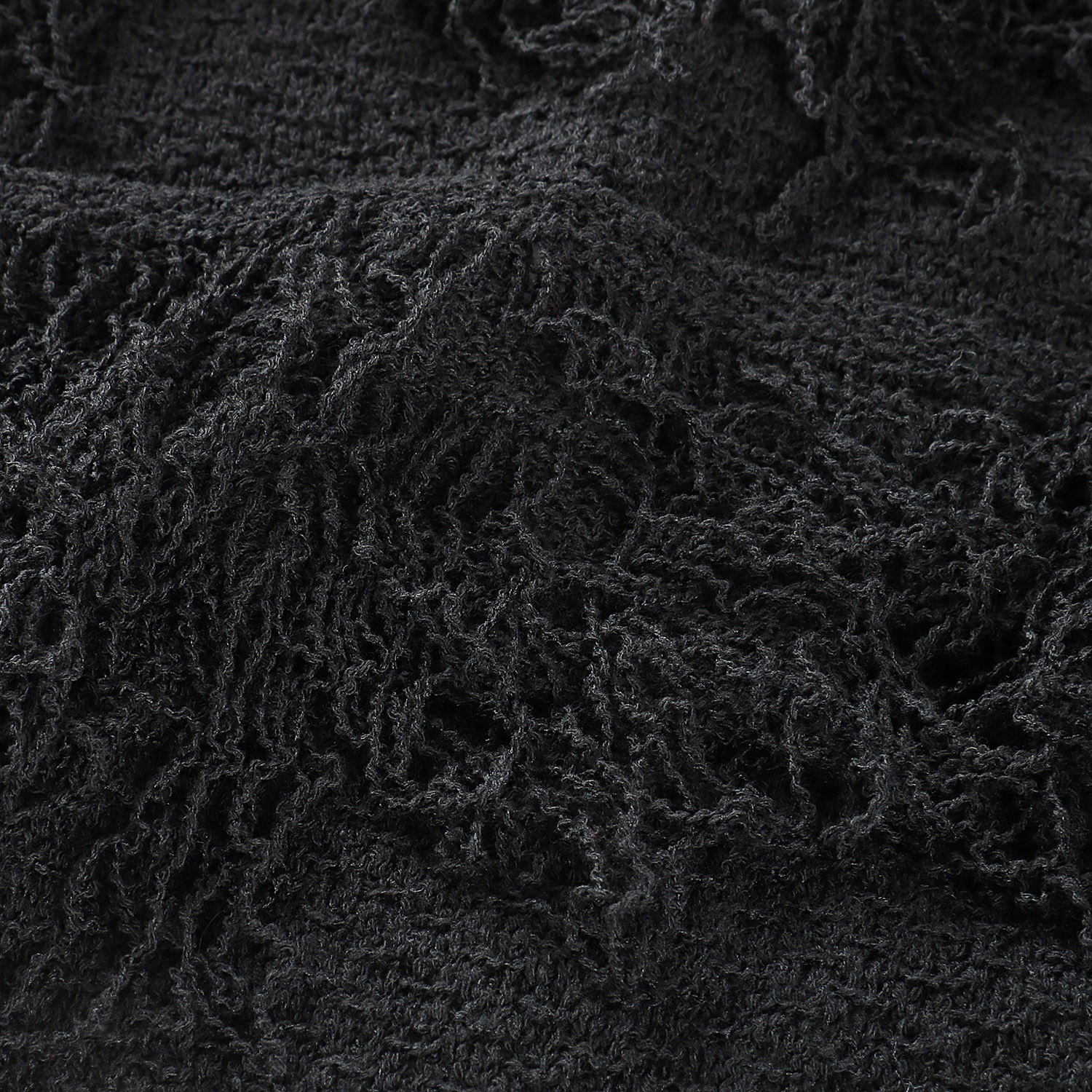 trois ループフリンジショートベスト - 画像4