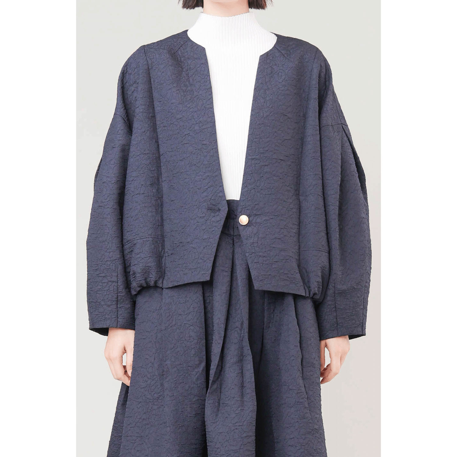 trois ふくれジャカードショートジャケット - 画像10