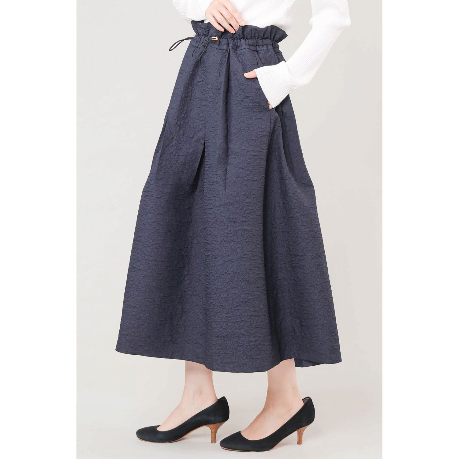 trois ふくれジャカードボリュームスカート - 画像14