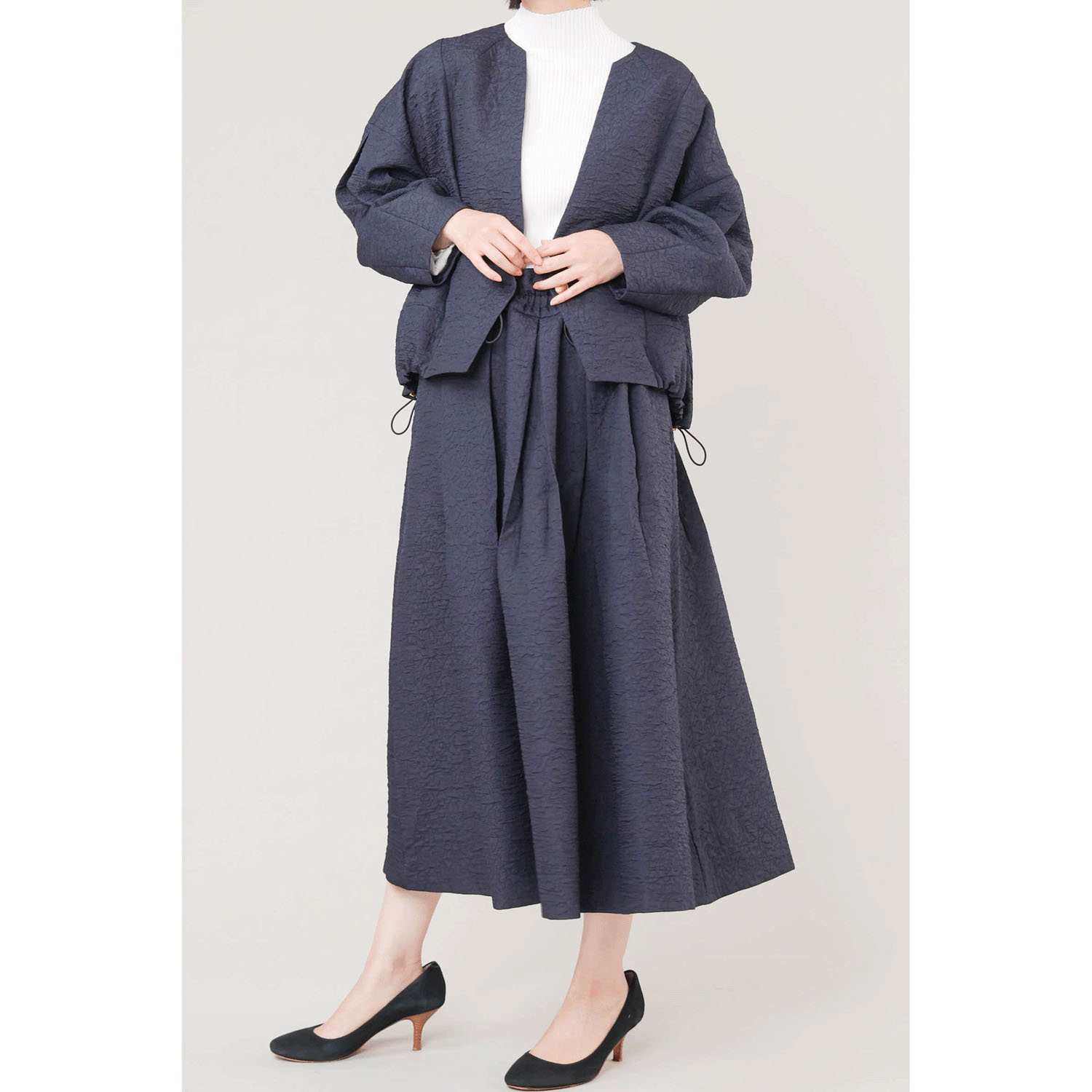 trois ふくれジャカードボリュームスカート - 画像19