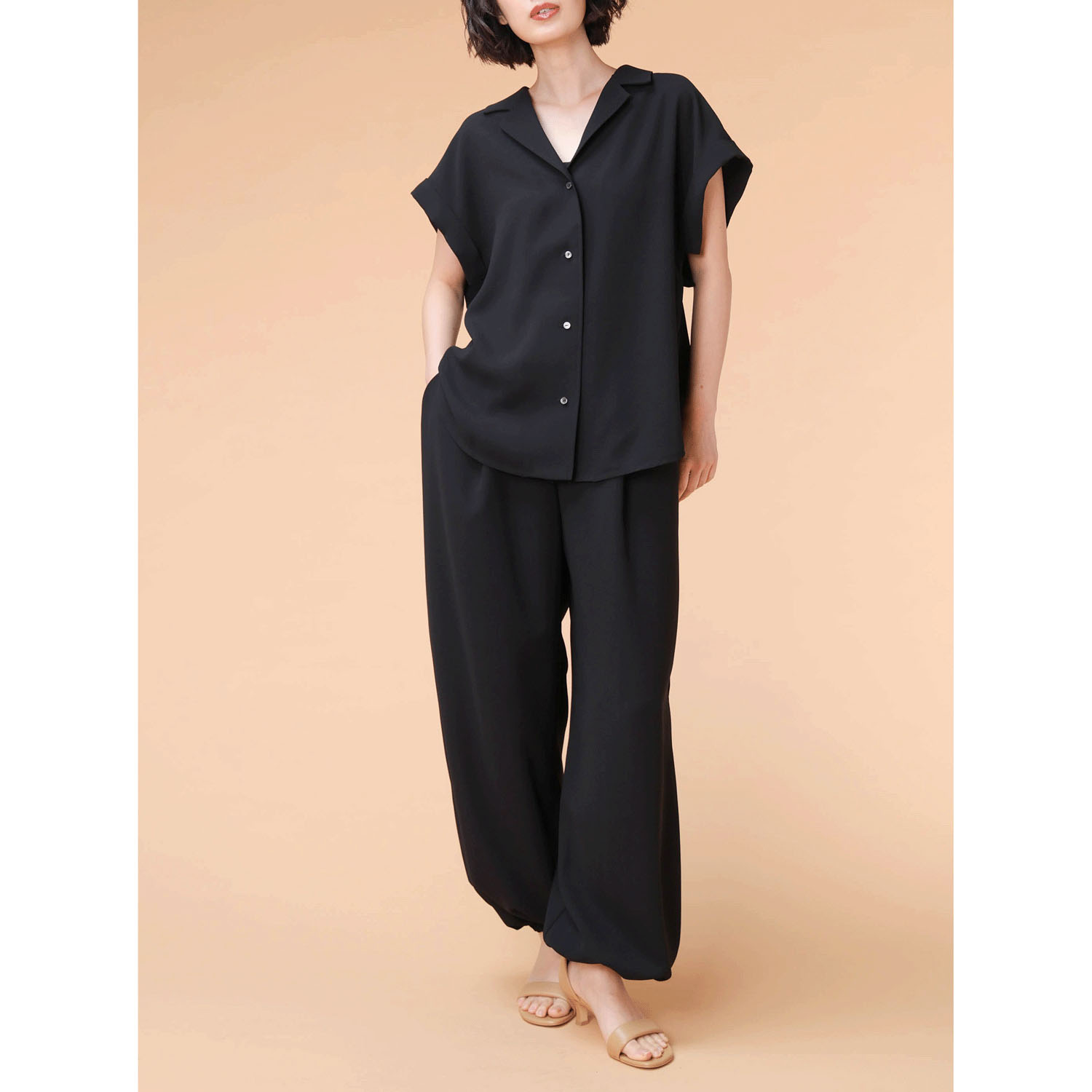 trois ジョーゼットブラウス - 画像5