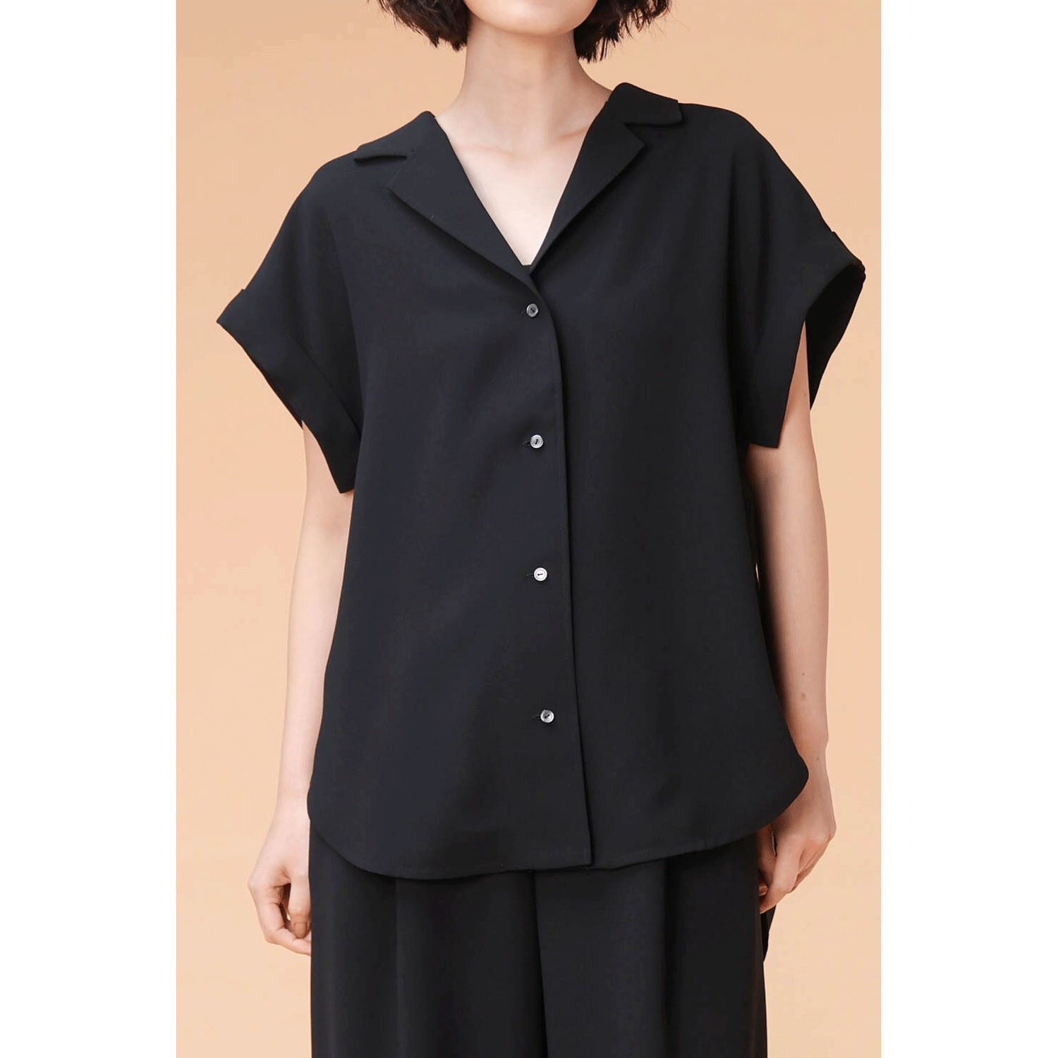 trois ジョーゼットブラウス - 画像1