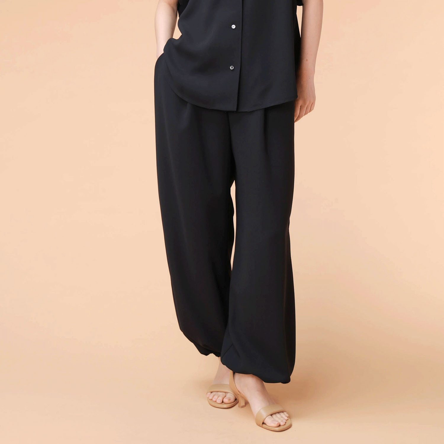 trois ジョーゼットパンツ - 画像2