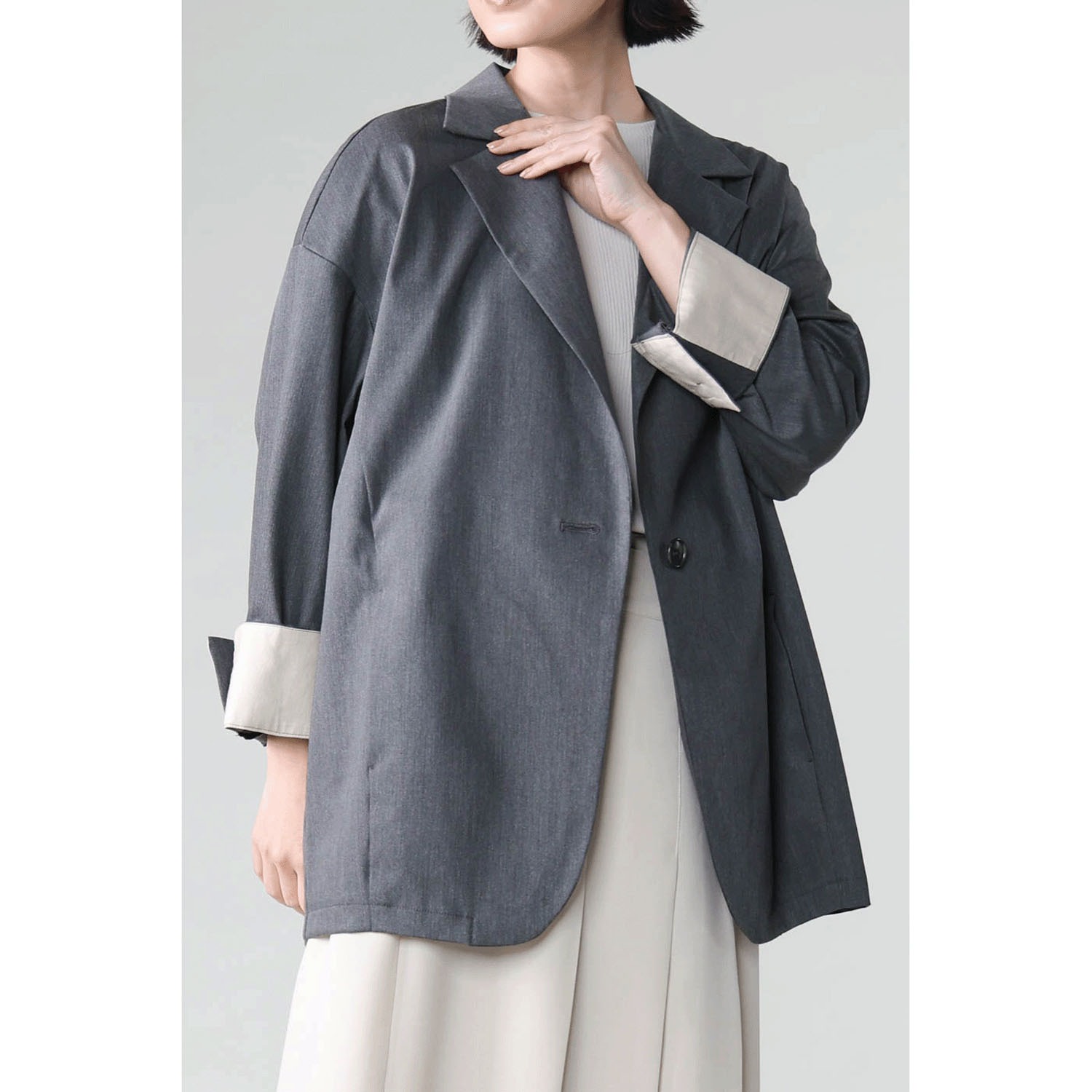 【Insta Live】trois ツイルストレッチジャケット - 画像5