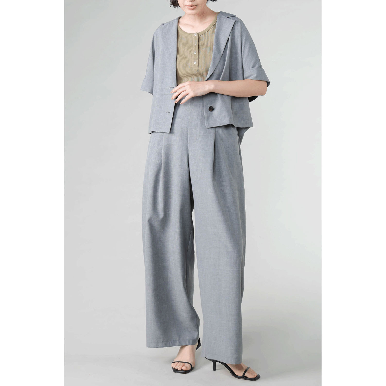 trois シャンブレージャケット - 画像6