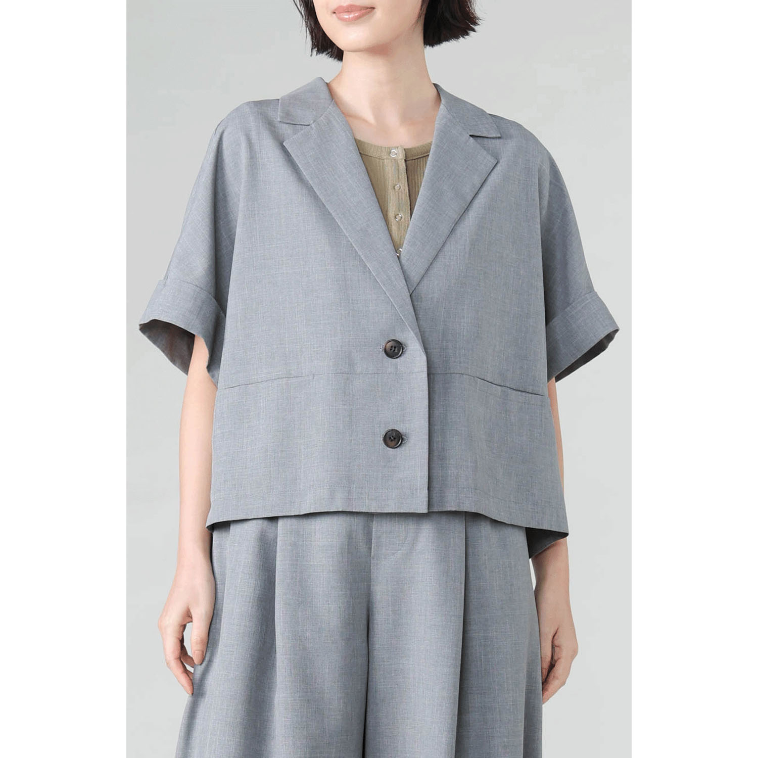 trois シャンブレージャケット