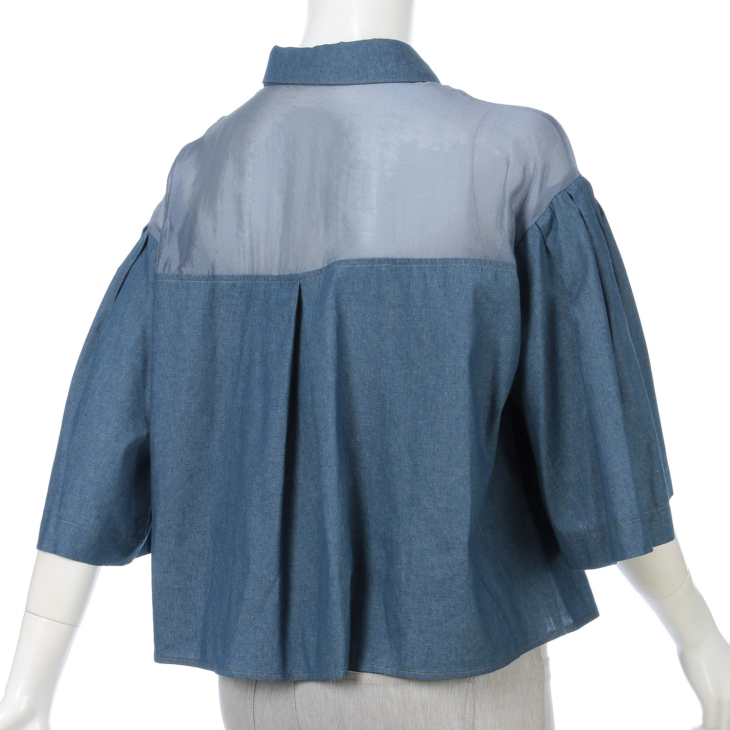 タックフレアスリーブショート丈シャツ - 画像7