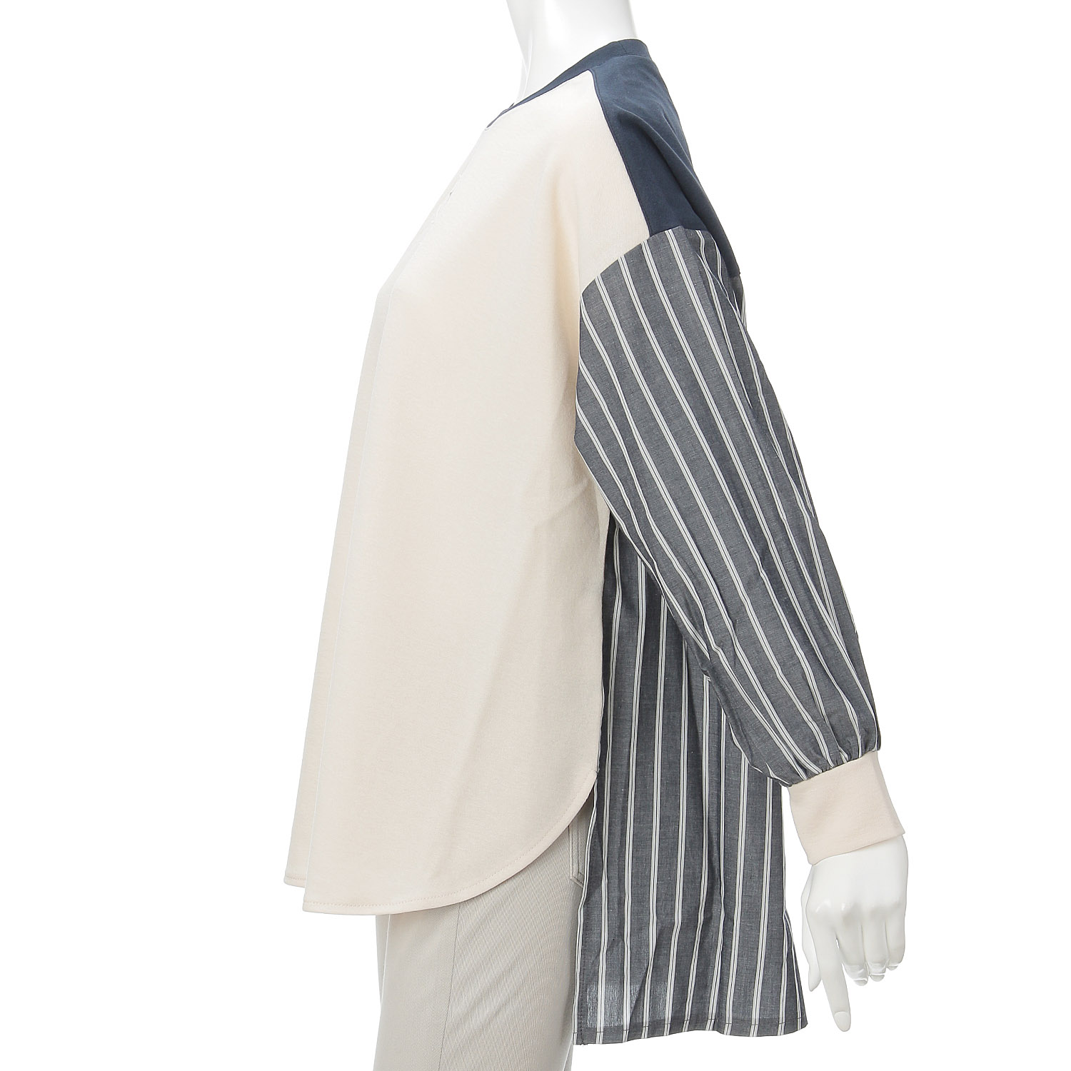 ストライプ切替プルオーバー - 画像9