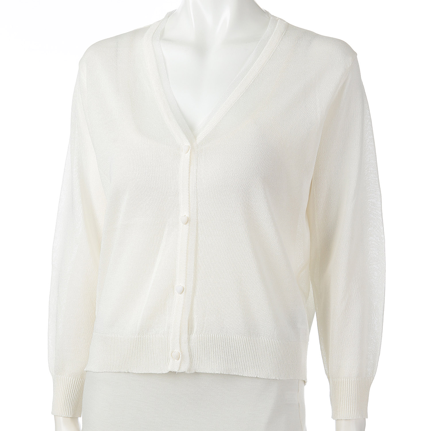 ハートボタンニットカーデ - 画像2