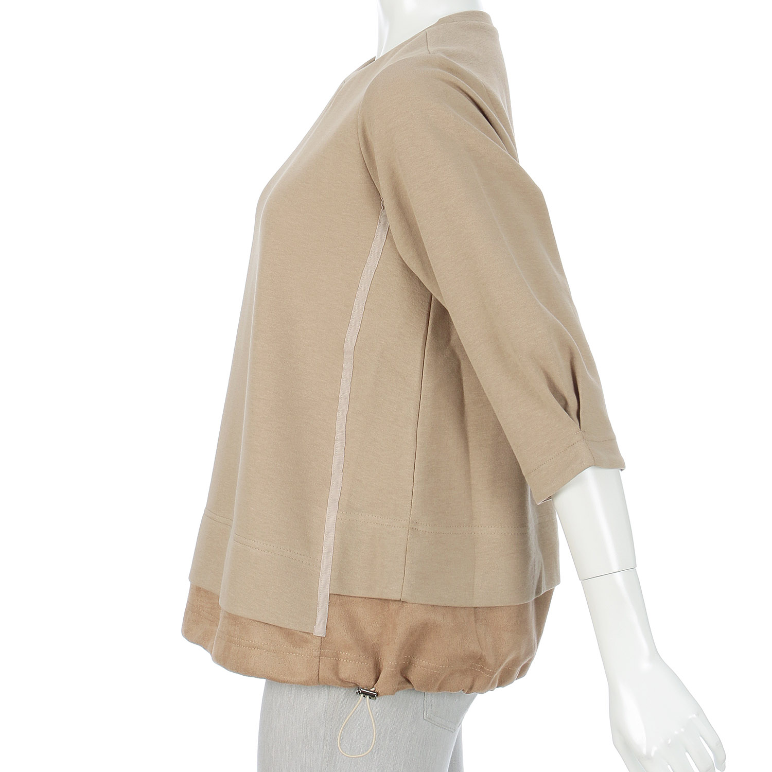 TCダンボール×スウェード切替プルオーバー - 画像4