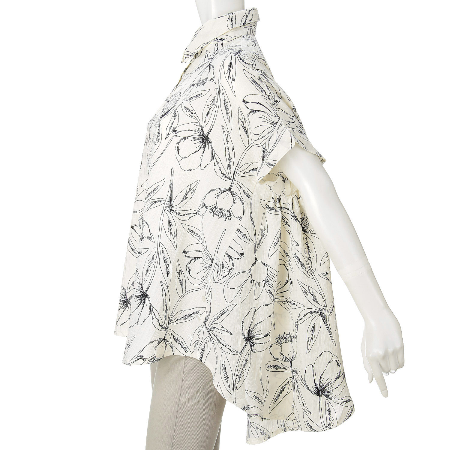 花柄BIGシャツ - 画像2