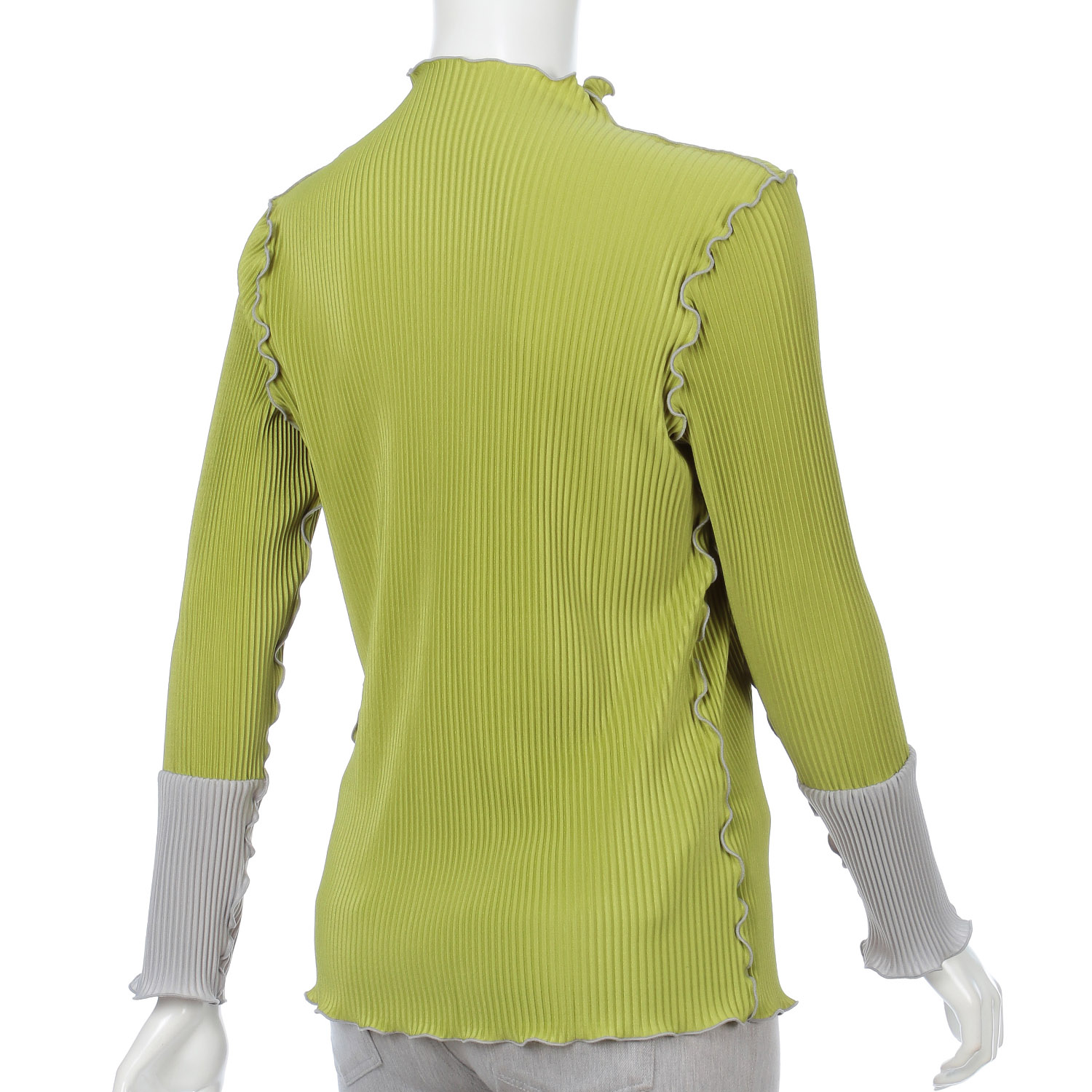 プリーツ配色メロウプルオーバー - 画像7