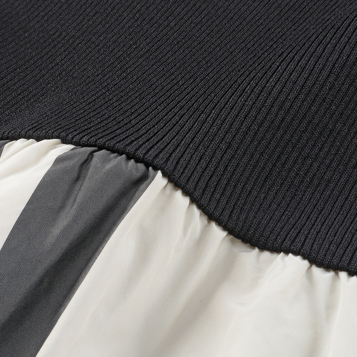 チェックタフタニットワンピース - 画像5