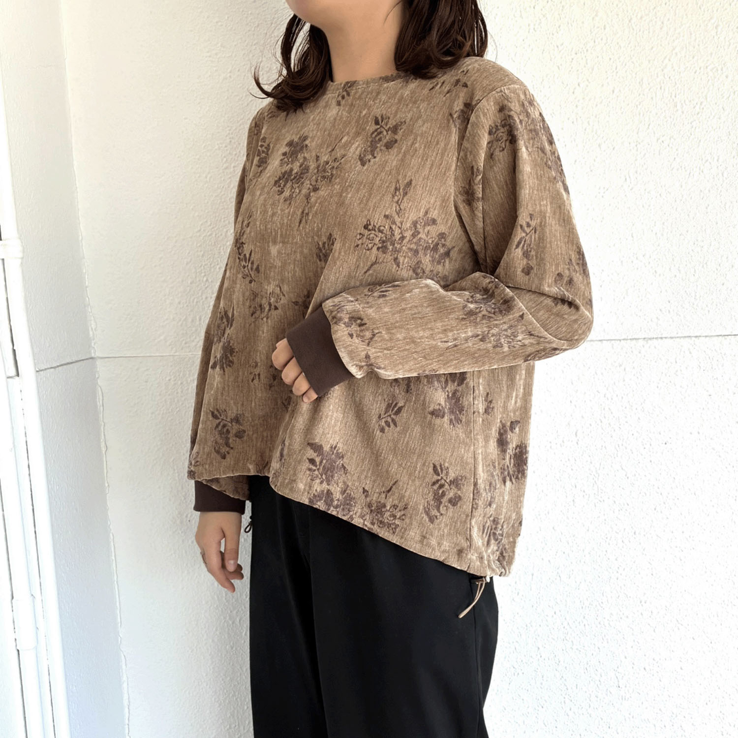 プリントカットブラウジングプルオーバー - 画像2