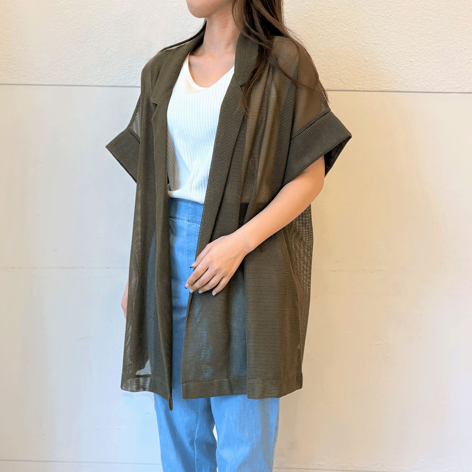 メッシュフレンチジャケット