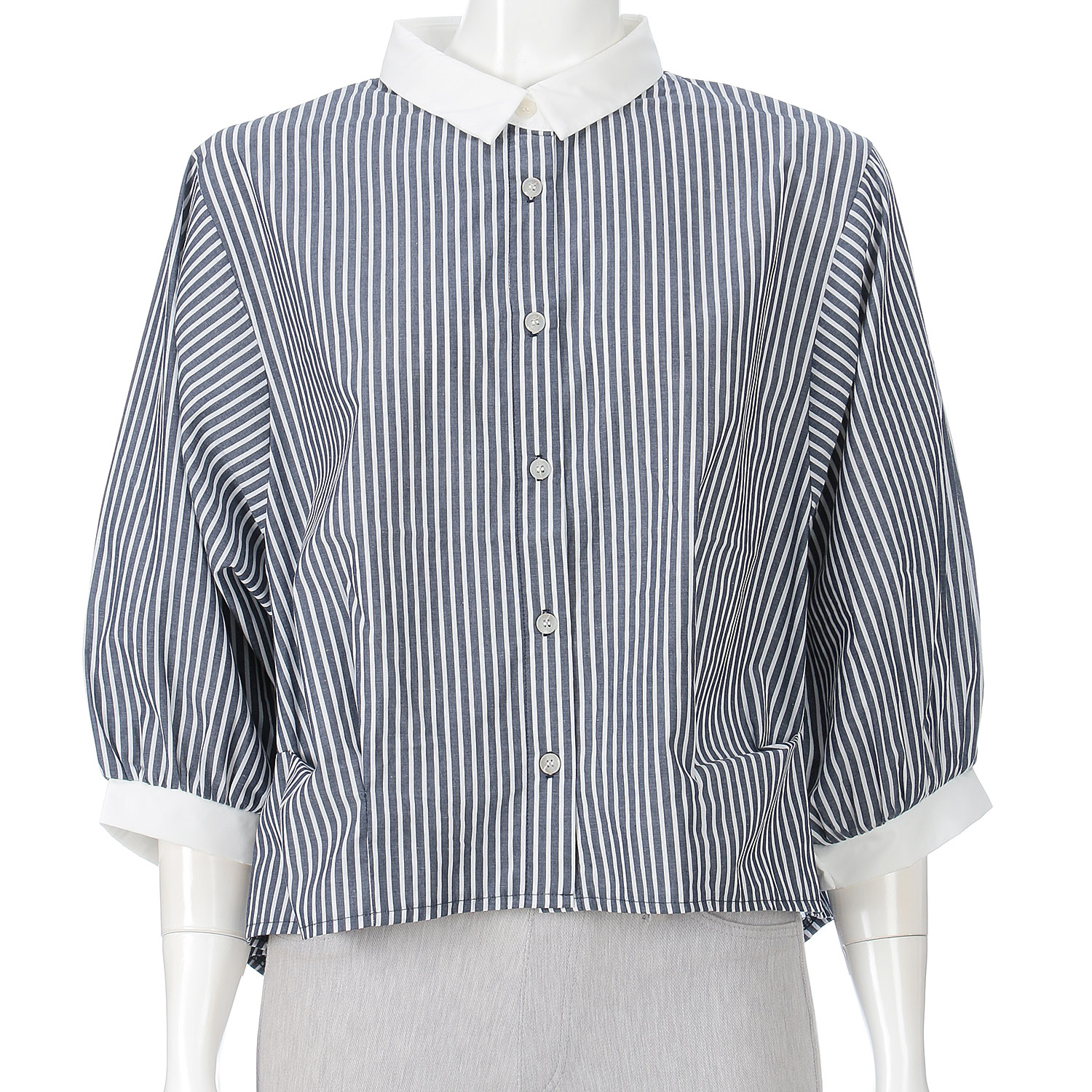 ストライプブラウス - 画像2