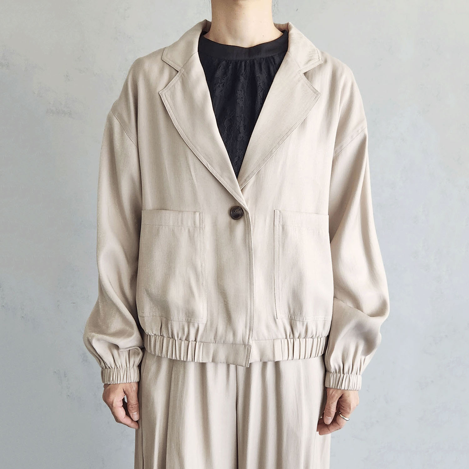 epidemique シャイニーツイルジャケット - 画像9