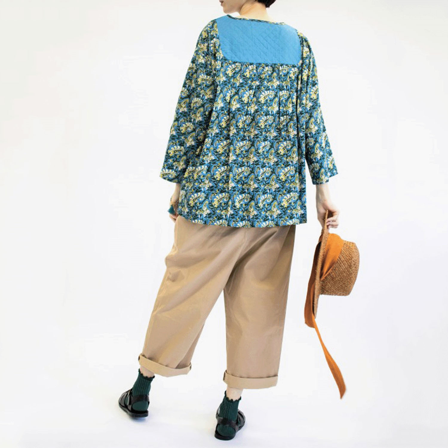 【新ブランド】notorico キルトヨークプルオーバー - 画像2