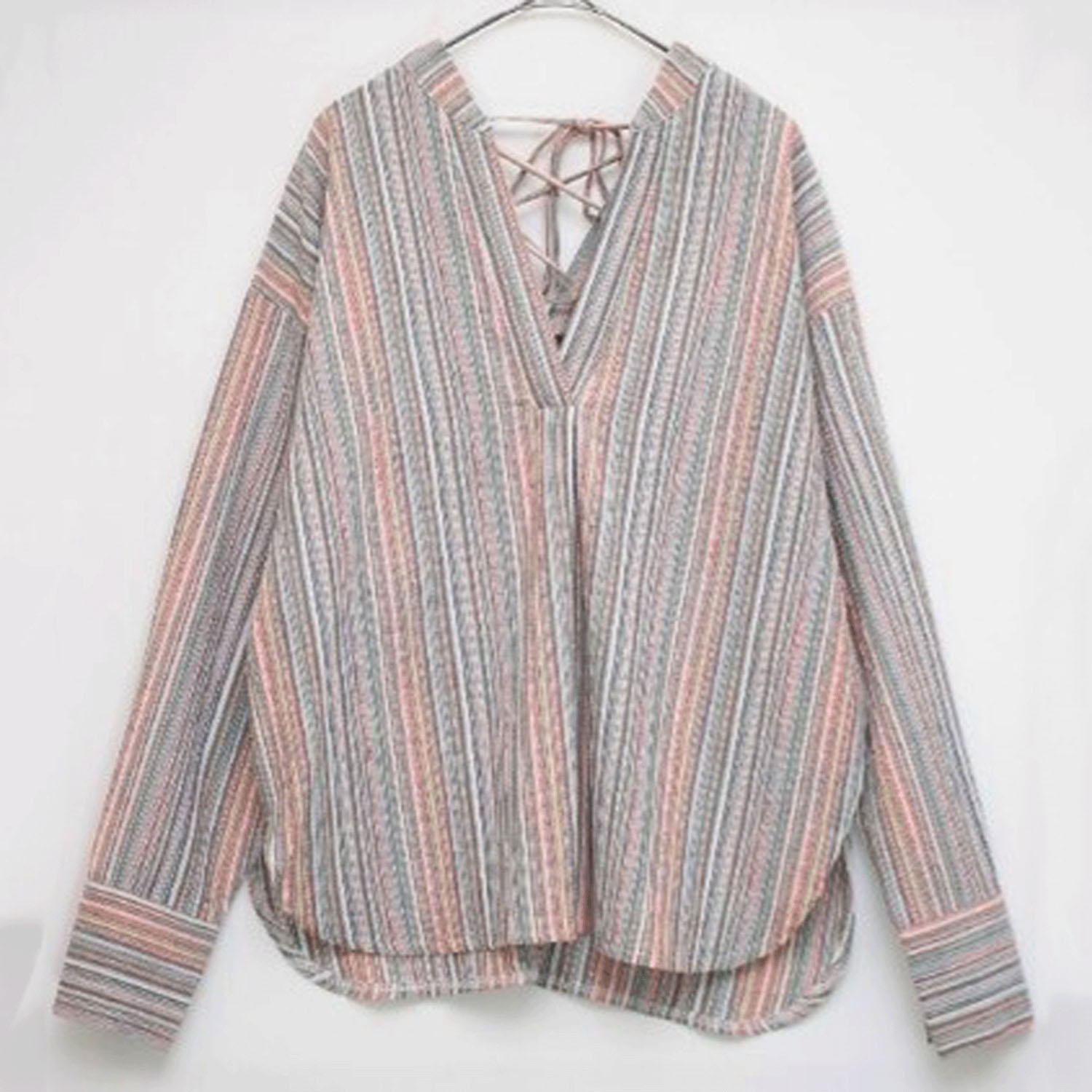 【新ブランド】notorico バックリボンプルオーバー - 画像7