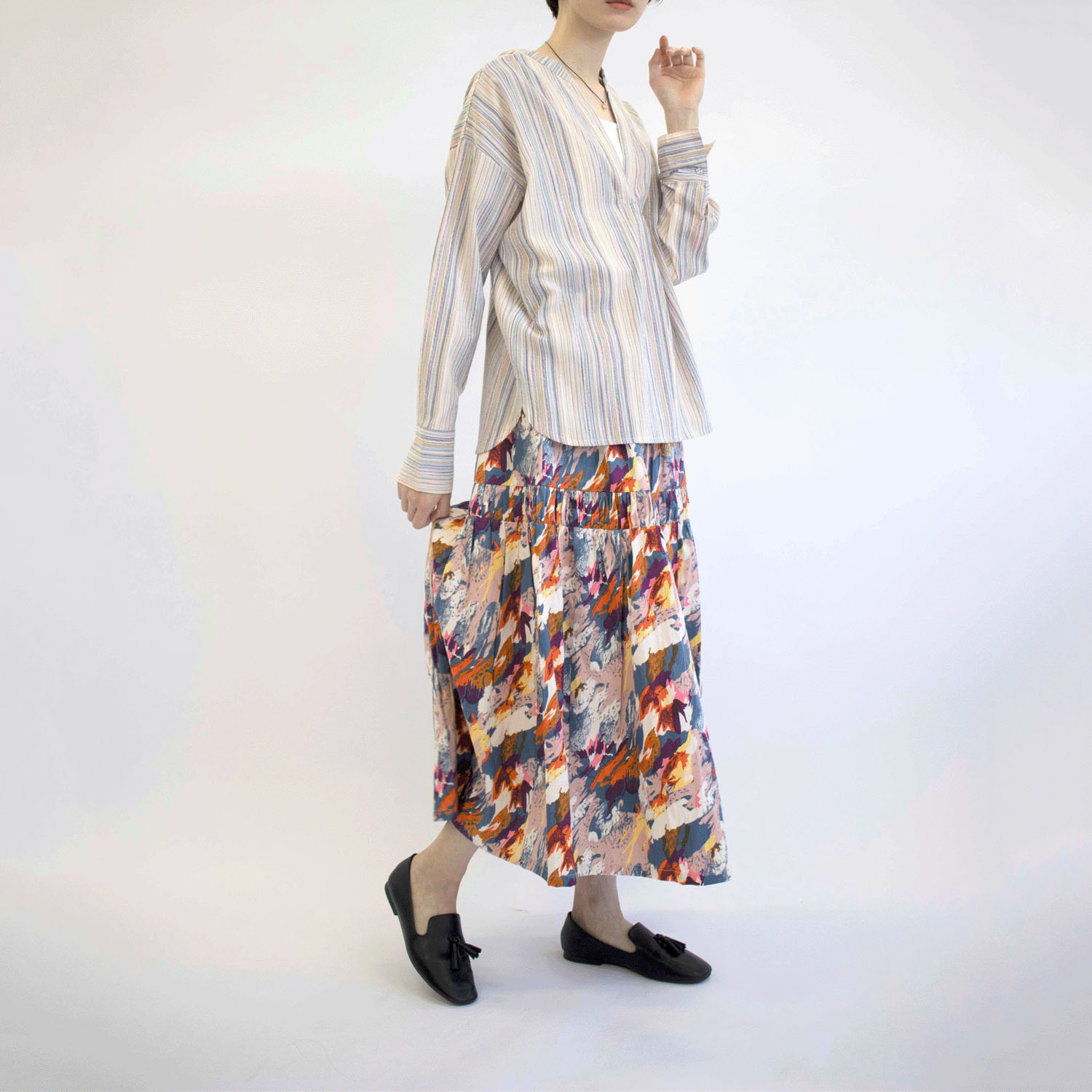 【新ブランド】notorico バックリボンプルオーバー - 画像1