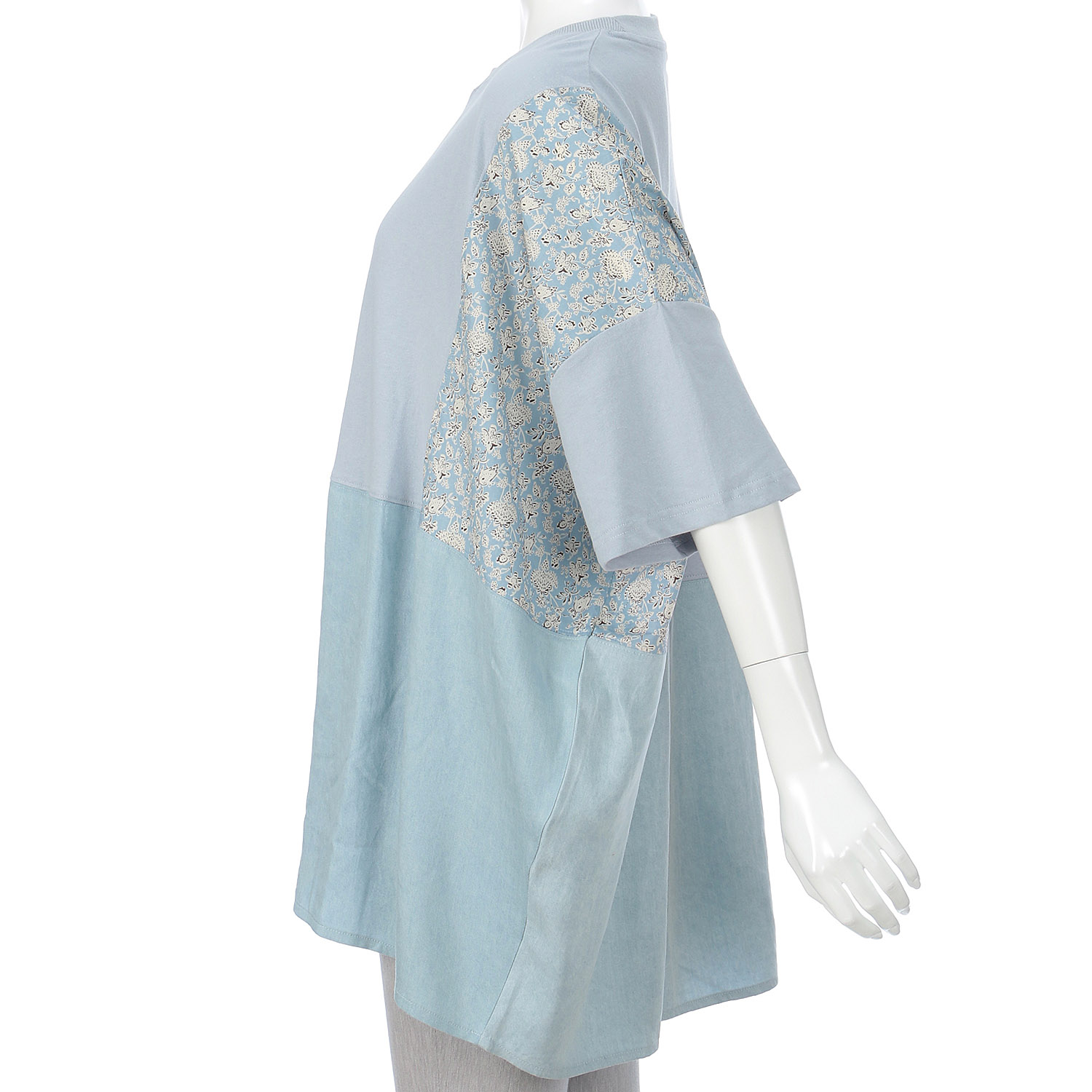 LUPILIENパッチワークビッグTシャツ - 画像5