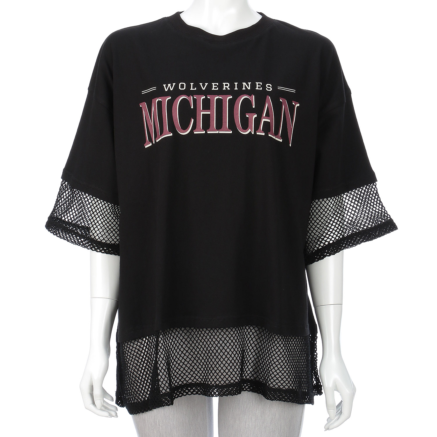 LUPILIEN メッシュ天竺レイヤードプルオーバー - 画像5