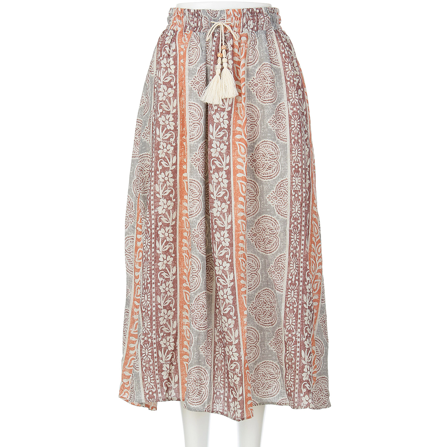 総柄プリントスカート