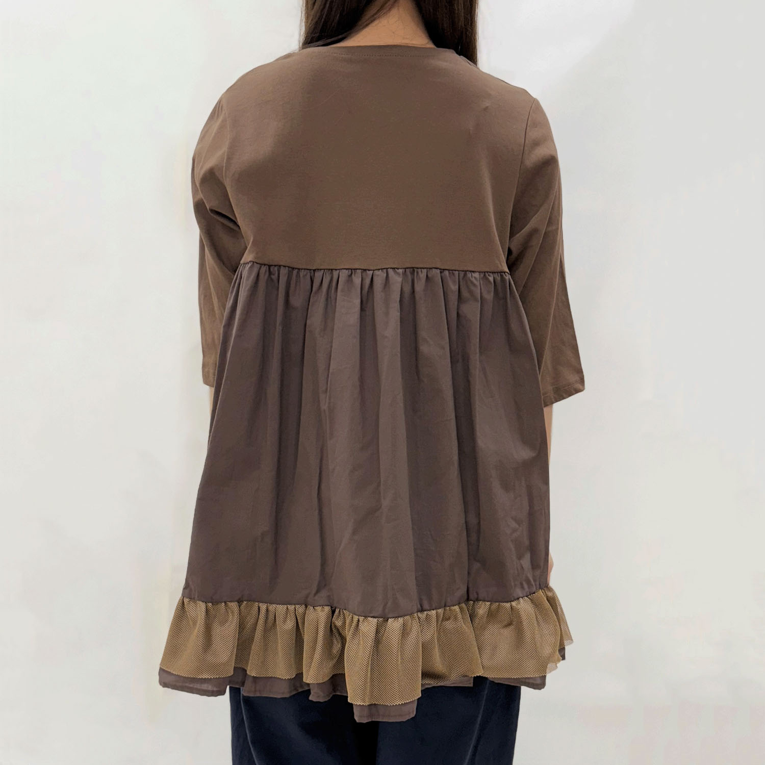 裾フリルチュニックカットソー - 画像11