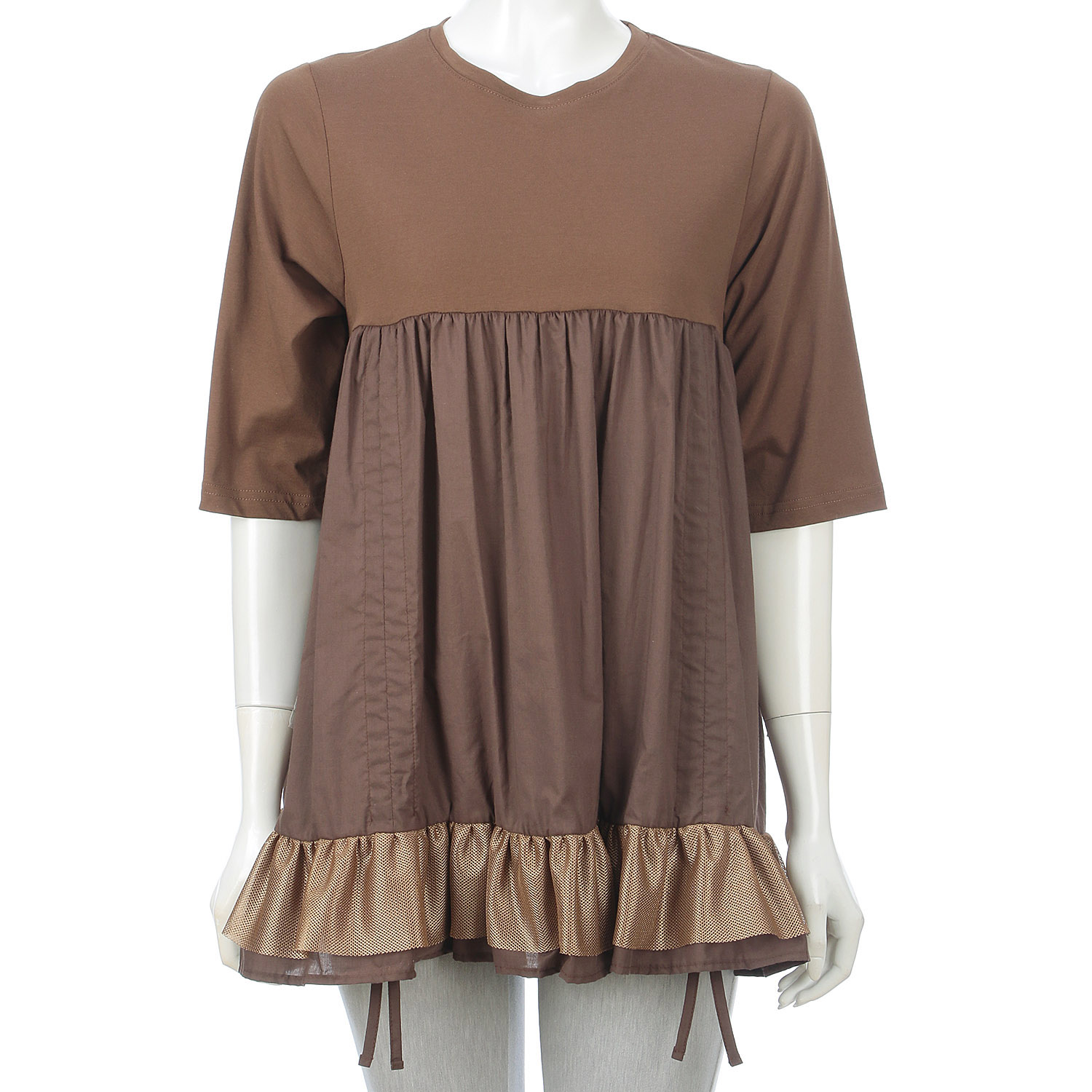 裾フリルチュニックカットソー - 画像12