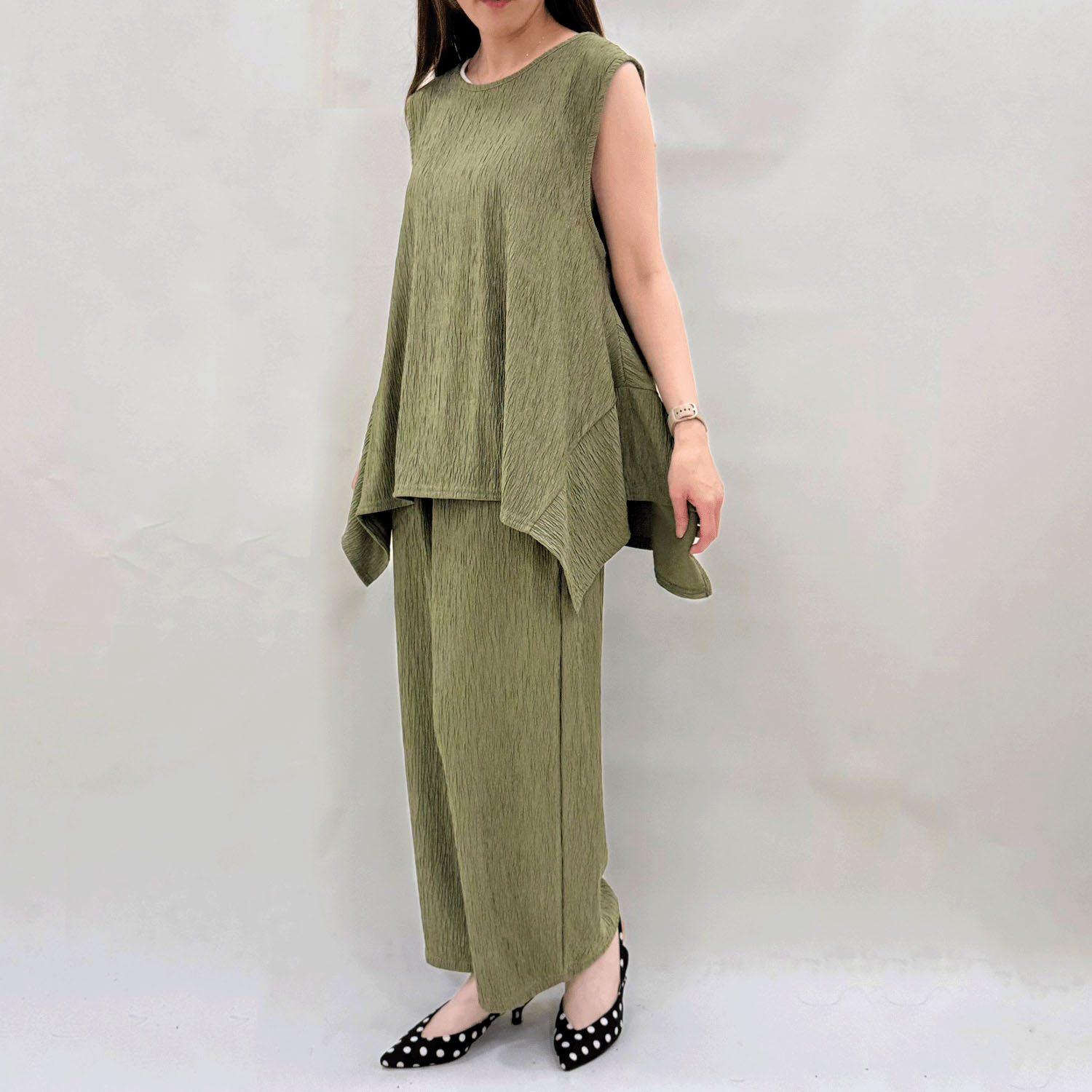 楊柳カットWゴムパンツ - 画像12