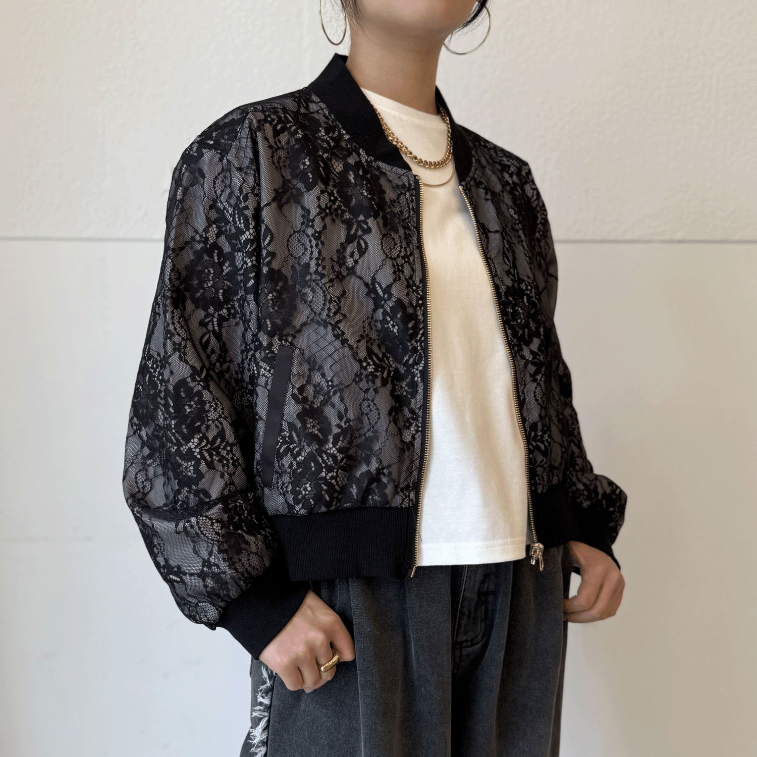 レースリバーシブルジャケット - 画像7