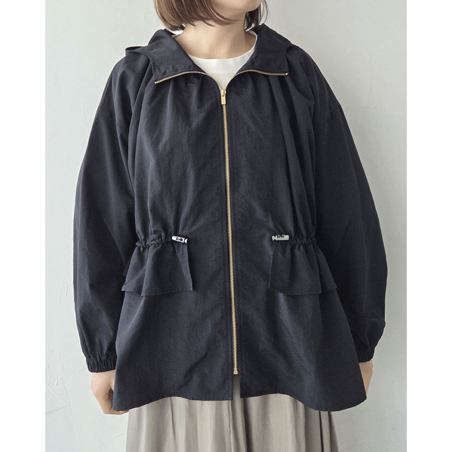 epidemique フリルライトパーカー