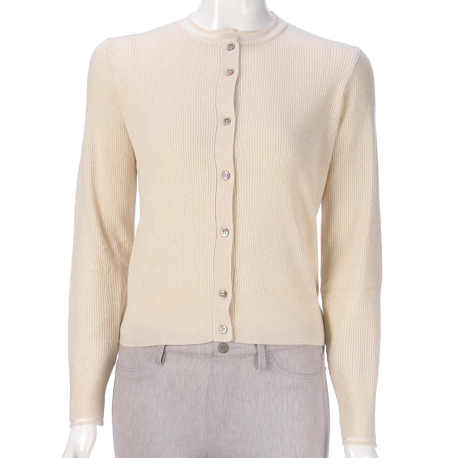 epidemique プチスパンコールリブニットカーディガン - 画像7