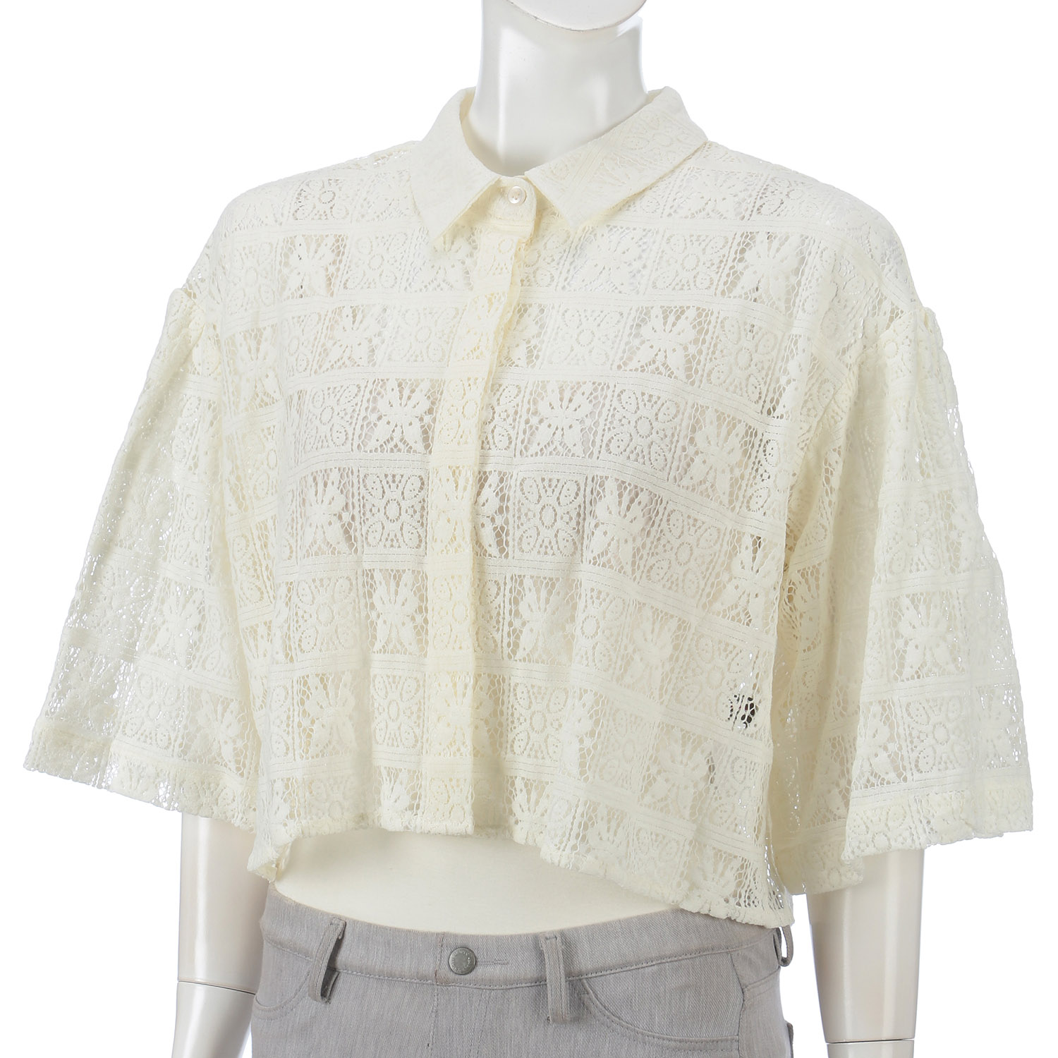 フレアスリーブショート丈シャツ - 画像8