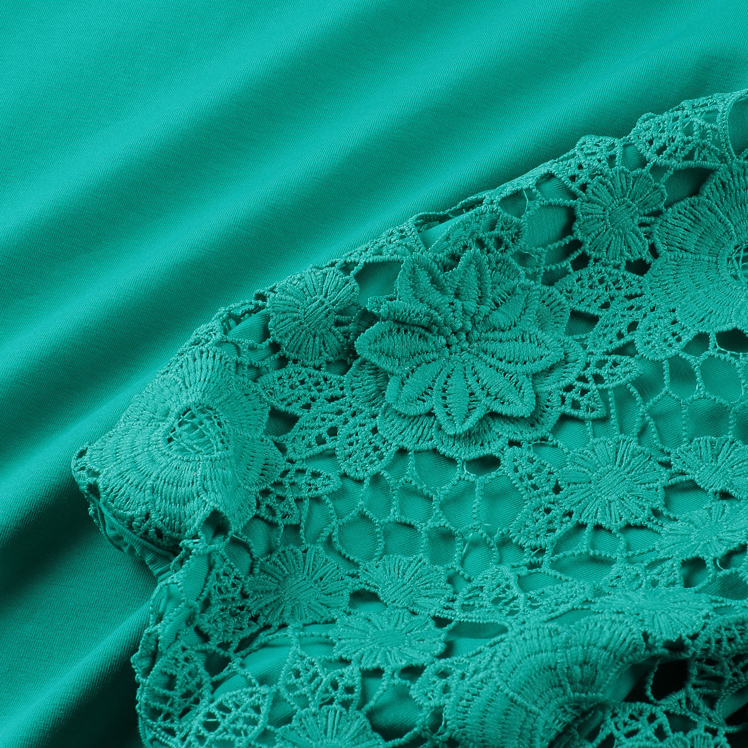 袖レースワンピース - 画像5