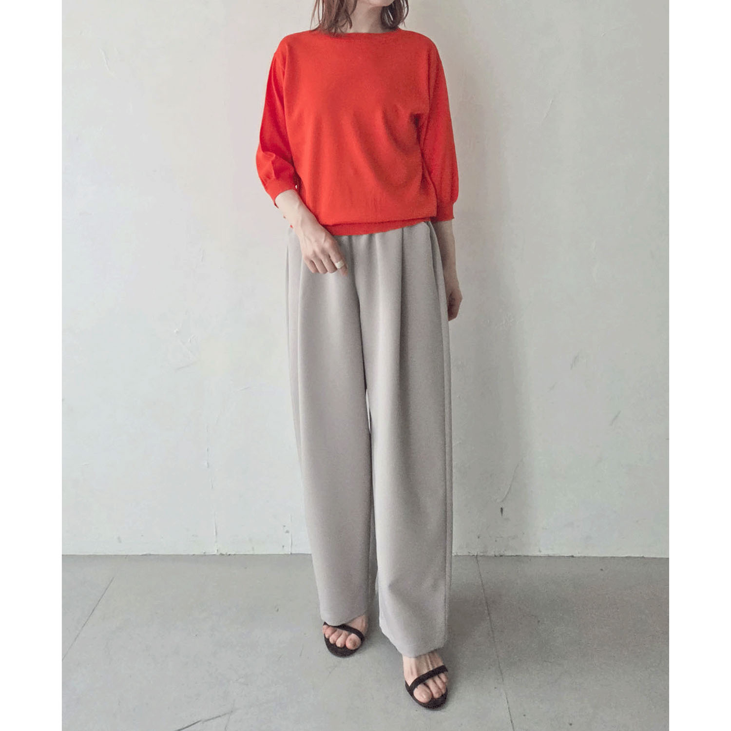 epidemique 6分袖ニットプルオーバー - 画像4