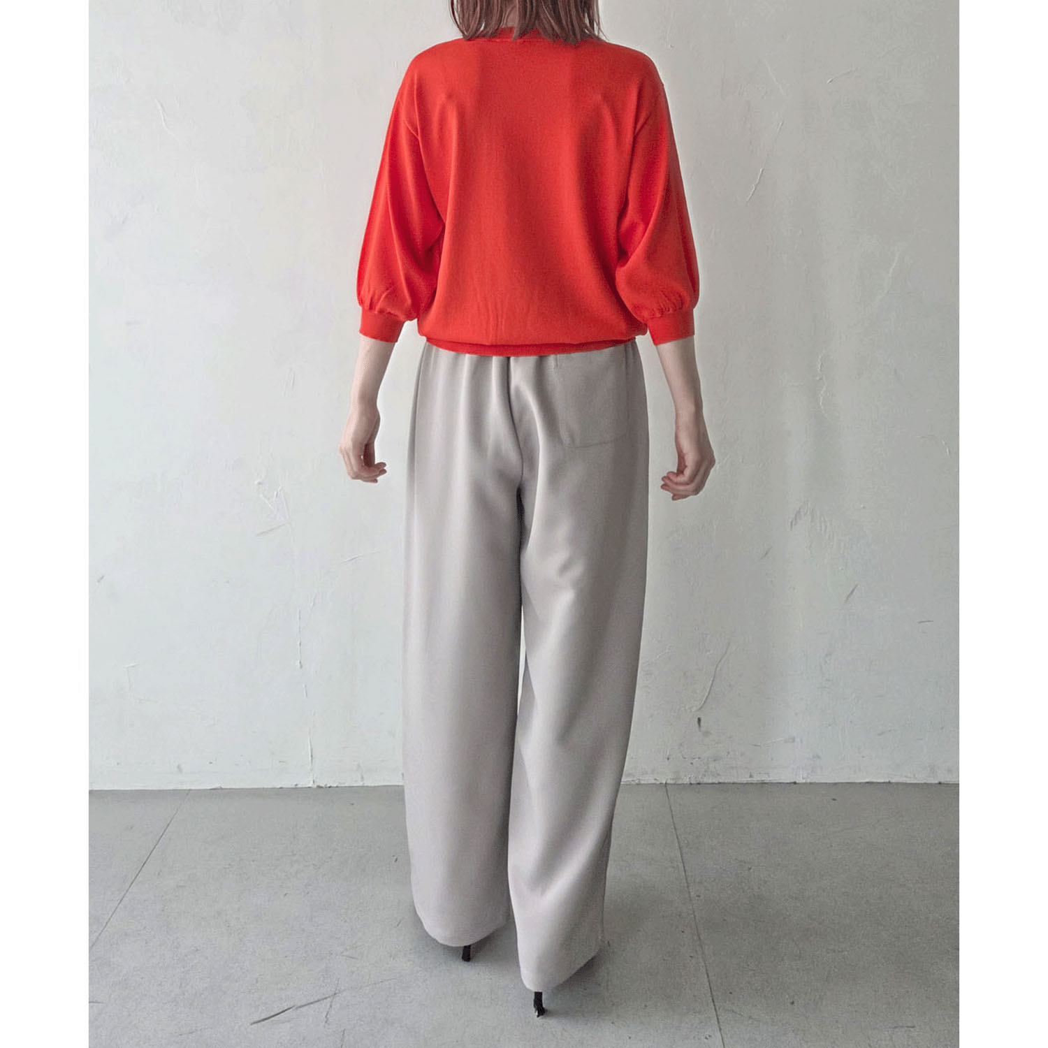 epidemique 6分袖ニットプルオーバー - 画像7