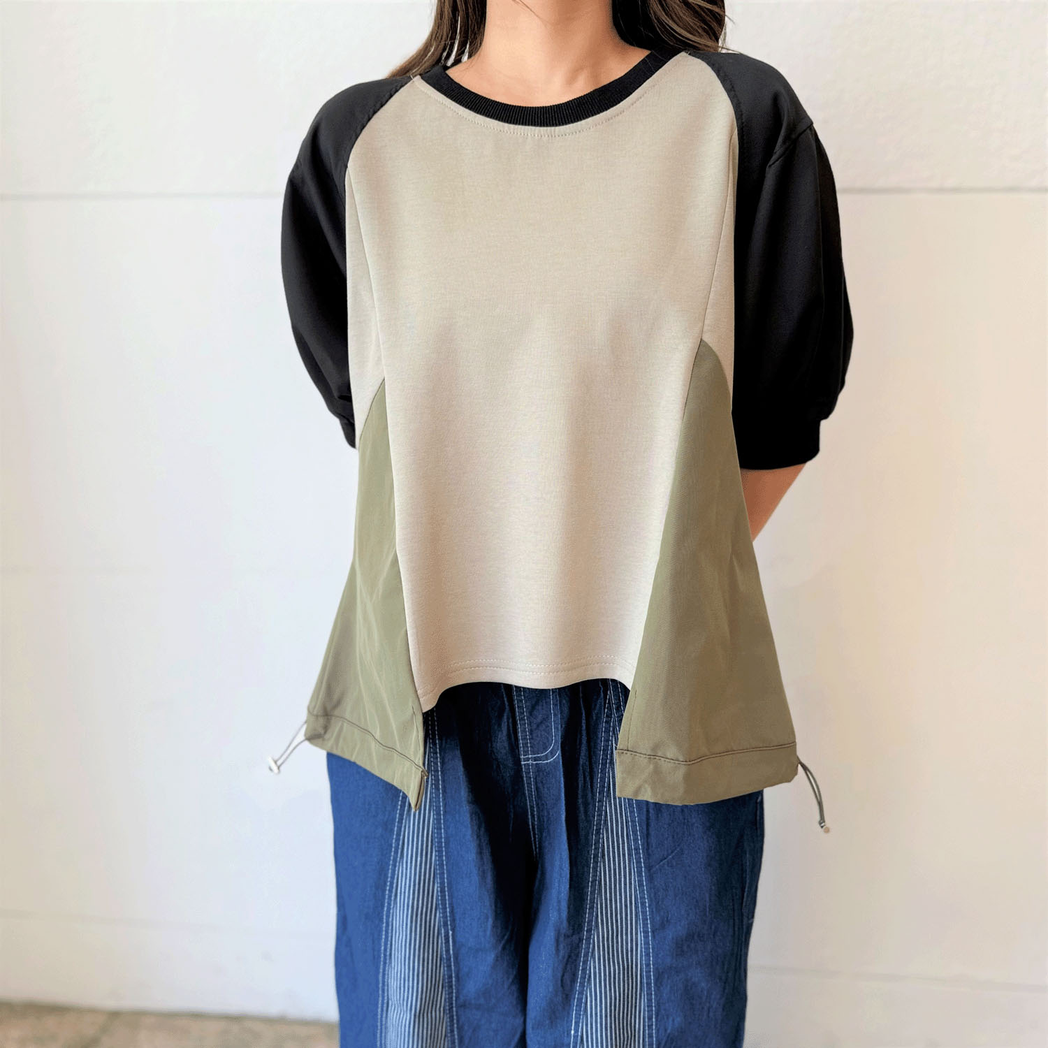 切替半袖プルオーバー - 画像2