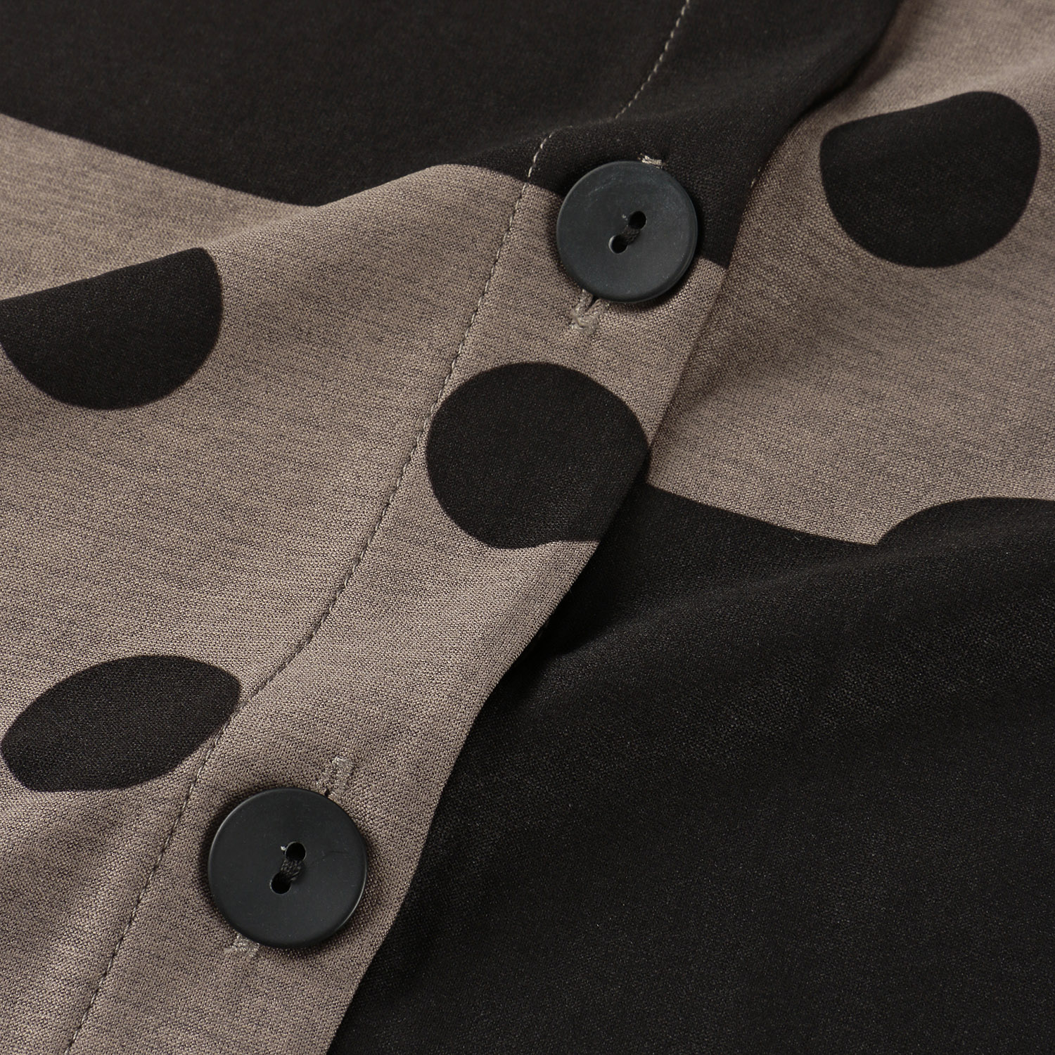 ドットボーダーAラインカーディガン - 画像10