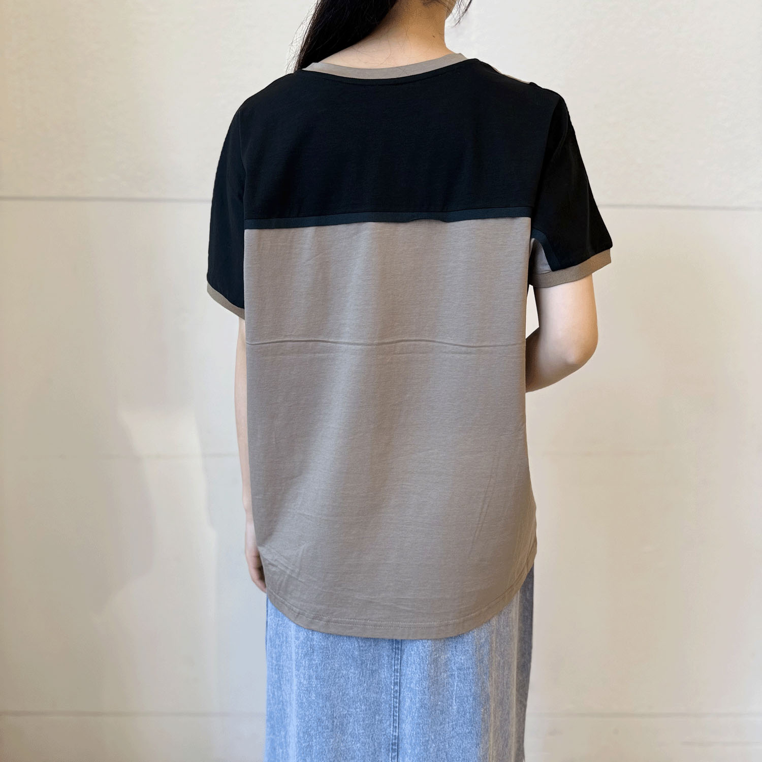 tricot tricot 切替フレンチカットソー - 画像12