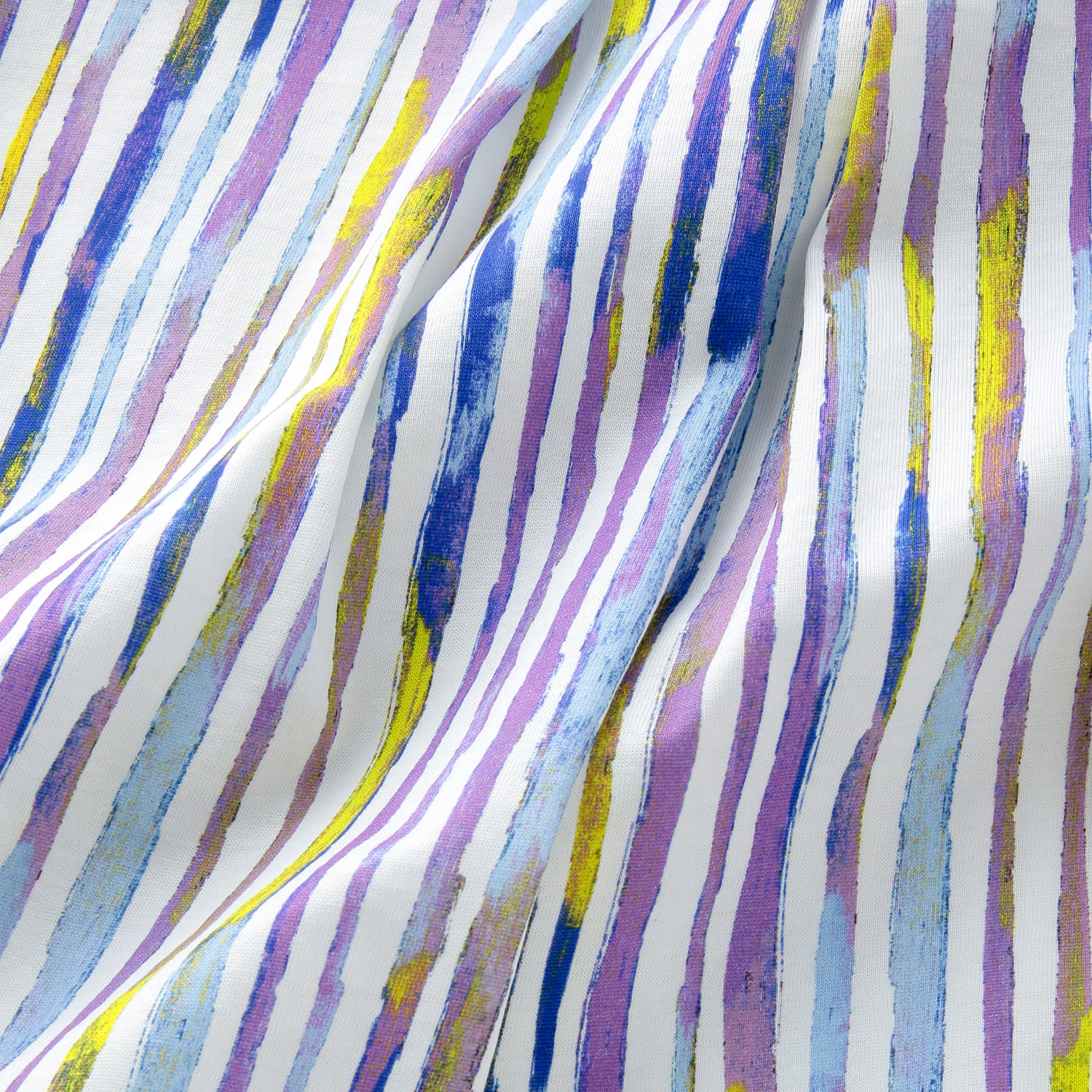 ストライププリントパフ袖カットソー - 画像5