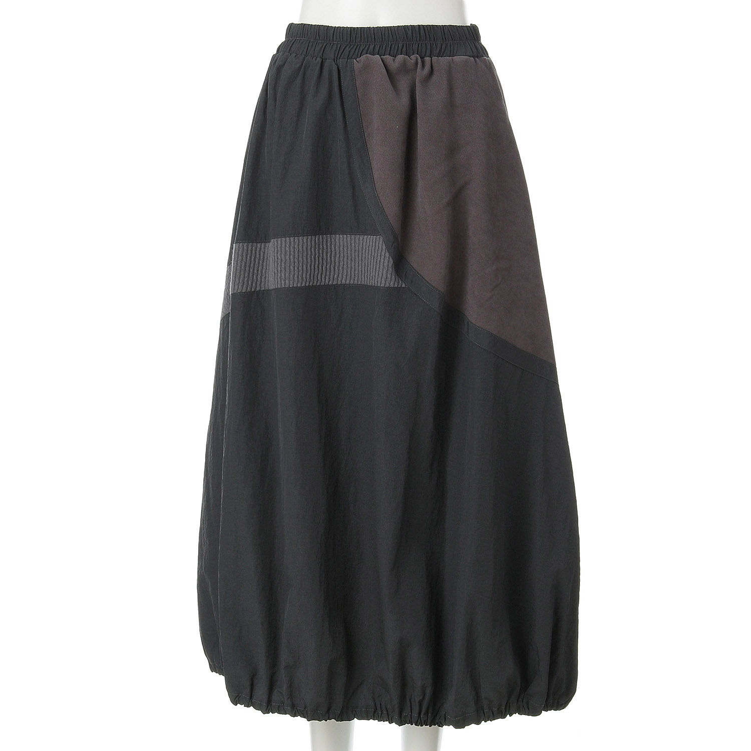 異素材切替バルーンスカート - 画像2