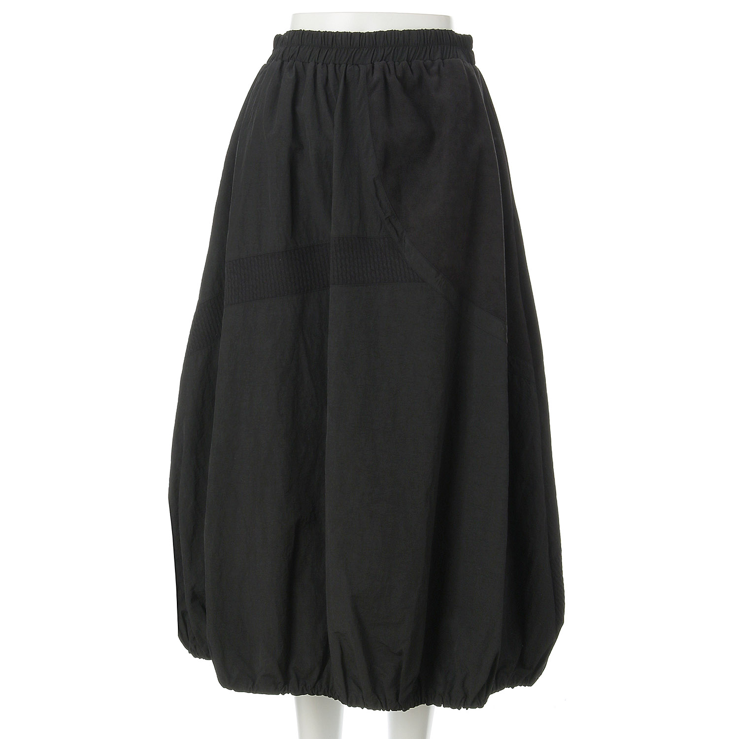 異素材切替バルーンスカート - 画像3