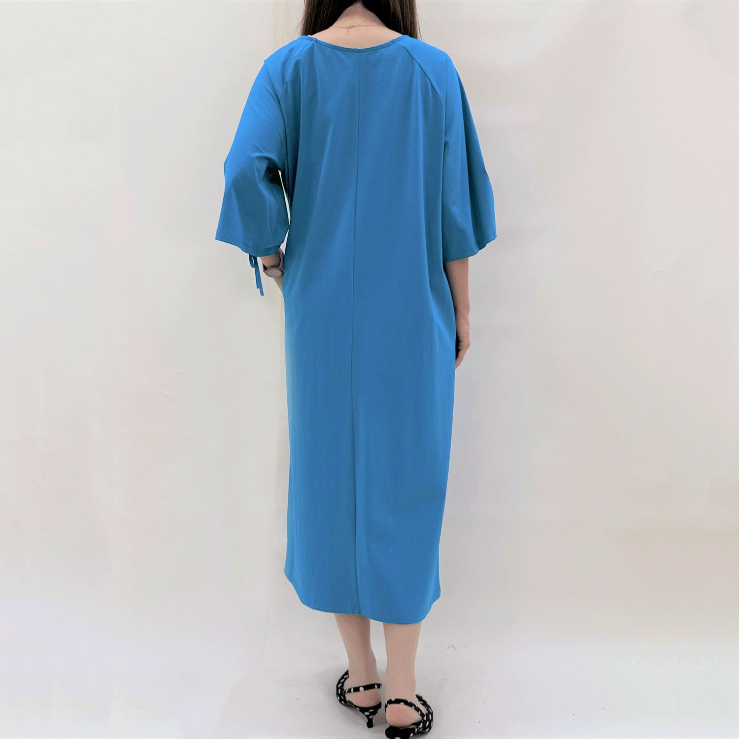 袖ギャザーワンピース - 画像2