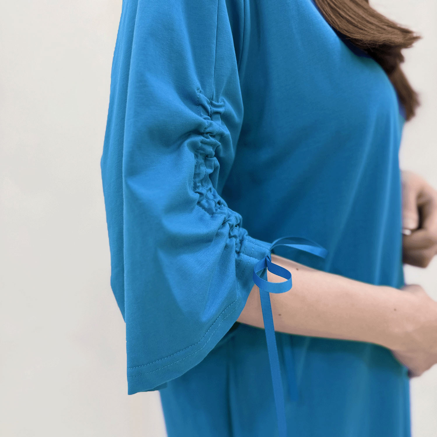 袖ギャザーワンピース - 画像12