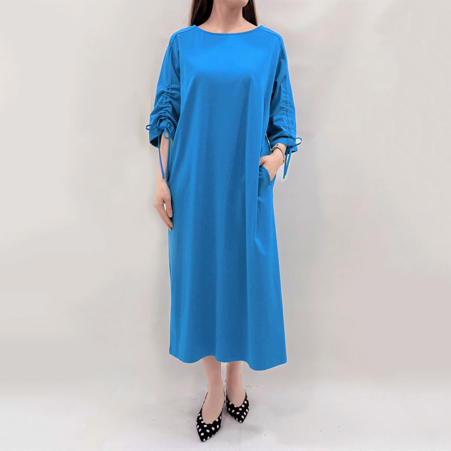 袖ギャザーワンピース - 画像9